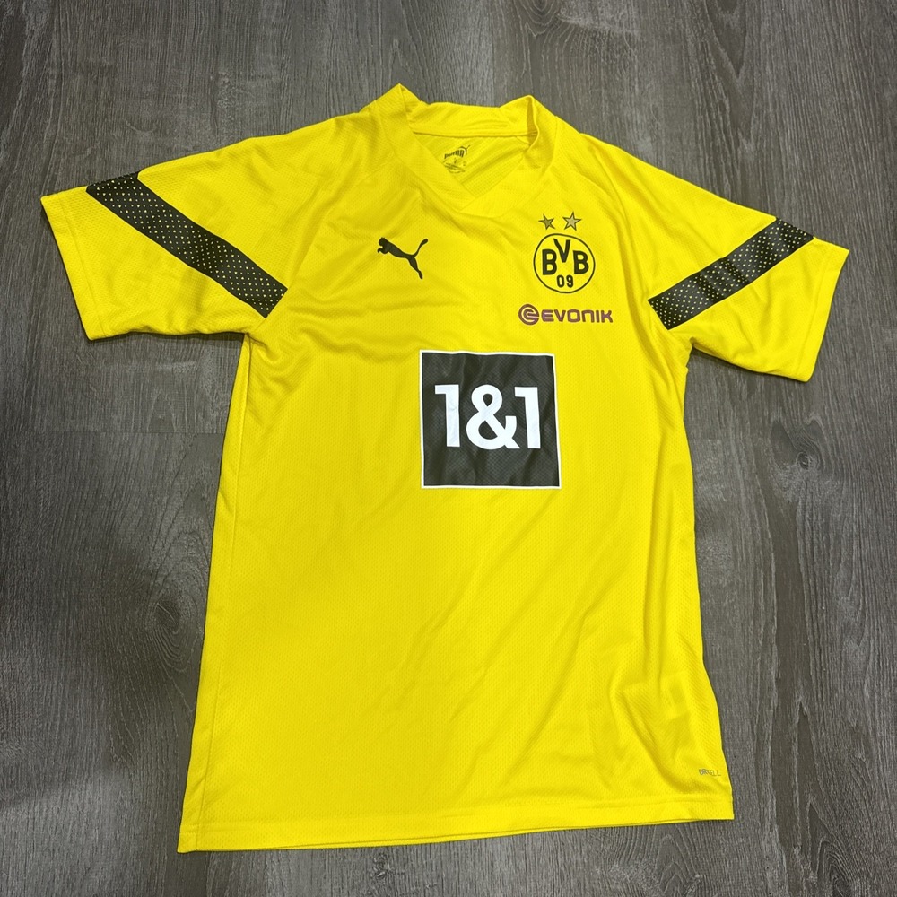 Borussia Dortmund Puma Home Jersey Men's Size M Yellow Soccer Kit 768333-01